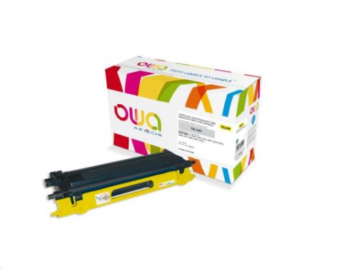 Obrázek OWA Armor toner pro BROTHER HL 4040, 4050, 4070, 4000 Stran, TN135Y, žlutá/yellow (TN-135Y)