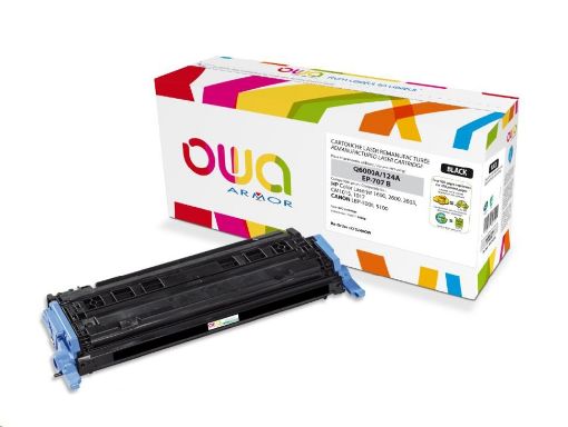 Obrázek OWA Armor toner pro HP Color Laserjet 1600, 2600, 2605, 2500 Stran, Q6000A, černá/black