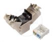 Obrázek Solarix Samořezný keystone CAT6 STP RJ45 SXKJ-6-STP-BK-SA