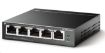 Obrázek TP-Link switch TL-SG105PE, 5xGbE RJ45, 4x PoE+ 65W, fanless