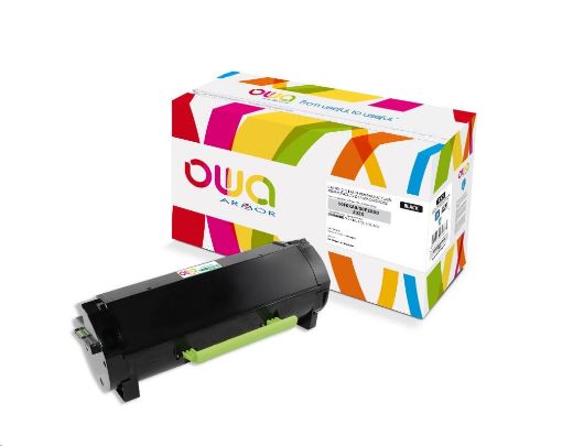 Obrázek OWA Armor toner pro LEXMARK MS410, 415, 510, 610, 10000   Stran, 50F2X00, černá/black