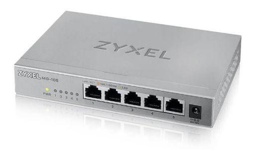 Obrázek Zyxel MG-105 5-port 2,5Gigabit Ethernet Desktop Switch