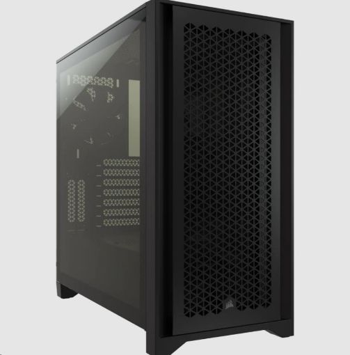 Obrázek CORSAIR case 4000D AIRFLOW, Mid-Tower, ATX Case, průhledná bočnice, bez zdroje, černá