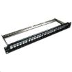 Obrázek 19" modulární stíněný patch panel XtendLan 24port, černý