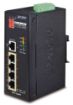 Obrázek Planet ISW-504PT, 5x 10/100, 4x POE IEEE 802.3af, 60W, DIN, IP30, -40~75 st.C