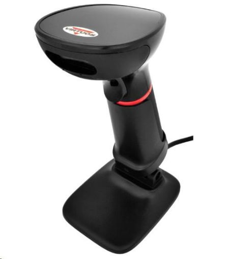 Obrázek Virtuos CCD 2D čtečka HT-855A, USB, stojánek, černá