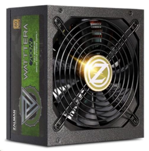 Obrázek ZALMAN zdroj WATTTERA ZM700-EBTII - 700W 80+ Gold, 13,5cm fan, modular