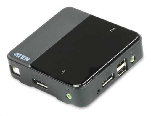 Obrázek ATEN 2-port DisplayPort KVM USB, audio, včetně kabelů