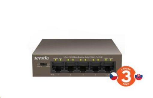 Obrázek Tenda TEF1105P-4-63W - PoE AT Switch