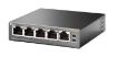 Obrázek TP-Link switch TL-SF1005P (5x100Mb/s, 4xPoE+, 67W, fanless)