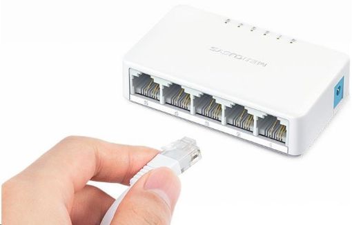 Obrázek MERCUSYS switch MS105 (5x100Mb/s, fanless)