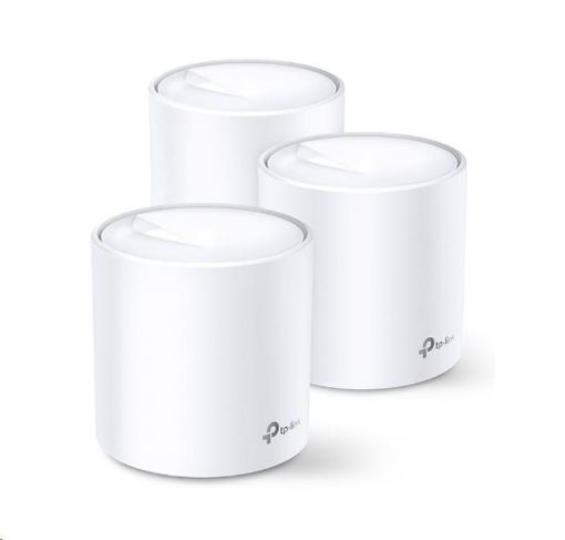 Obrázek TP-Link Deco X20(3-pack) WiFi6 Mesh (AX1800, 2,4GHz/5GHz, 2xGbELAN/WAN)