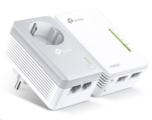 Obrázek TP-Link TL-WPA4226KIT WiFi4 průchozí powerline set (N600, AV600,2x100Mb/s,HomePlug AV2)