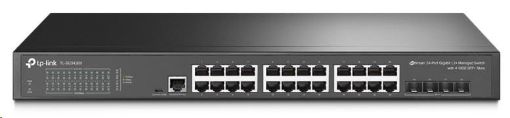 Obrázek TP-Link OMADA JetStream switch TL-SG3428X (24xGbE,4xSFP+, 2xConsole, fanless)