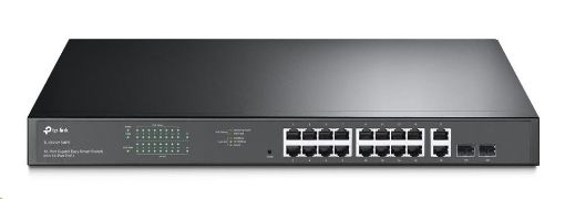 Obrázek TP-Link CCTV Easy Smart switch TL-SG1218MPE (16xGbE, 2xGbE/2xSFP combo, 16xPoE+, 250W)