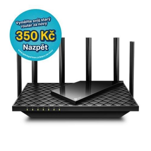 Obrázek TP-Link Archer AX72 OneMesh/EasyMesh WiFi6 router (AX5400, 2,4GHz/5GHz, 4xGbELAN,1xGbEWAN, 1xUSB3.0)