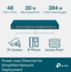 Obrázek TP-Link OMADA JetStream switch TL-SG3452P (48xGbE, 4xSFP, 48x PoE+, 384W, 2xconsole)