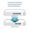 Obrázek TP-Link switch TL-SF1008LP (8x100Mb/s, 4xPoE, 41W, fanless)