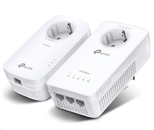 Obrázek TP-Link TL-WPA8631PKIT OneMesh/EasyMesh WiFi5 průchozí powerline set (AC1200,AV1300,2,4GHz/5GHz,3xGbELAN)