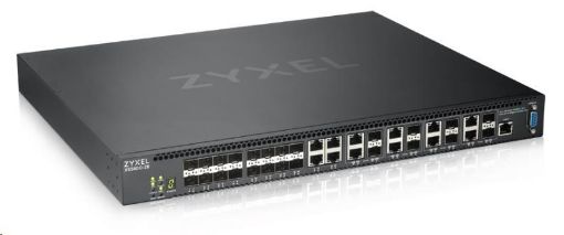 Obrázek Zyxel XS3800-28 28-port 10GbE L2+ Managed Switch, MultiGig, 16x 10GbE SFP+, 4x 10GbE RJ45, 8x 10G RJ45/SFP+ combo