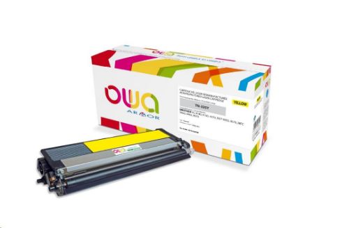 Obrázek OWA Armor toner pro BROTHER HL 4140, 4150, 4570, MFC 9460 DCP 9055, 9270, 3500 Stran, TN325Y, žlutá/yellow (TN-325Y)