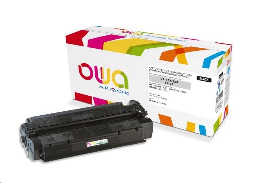 Obrázek OWA Armor toner pro HP Laserjet 1200, 1220, 3300, 3380, 3500 Stran, C7115X, černá/black