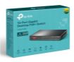 Obrázek TP-Link CCTV switch TL-SG1210MP (8xGbE, 1xGbE uplink, 1xGbE/SFP combo uplink, 8x PoE+, 123W, fanless)