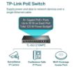 Obrázek TP-Link CCTV Easy Smart switch TL-SG1210MPE (8xGbE, 1xGbE uplink, 1xGbE/SFP combo uplink, 8xPoE+, 123W, fanless)