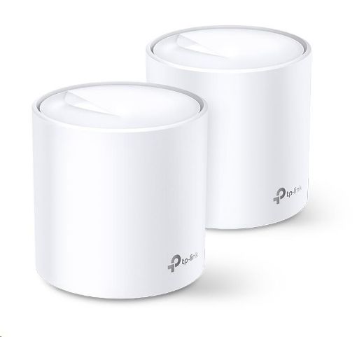 Obrázek TP-Link Deco X20(2-pack) WiFi6 Mesh (AX1800, 2,4GHz/5GHz, 2xGbELAN/WAN)