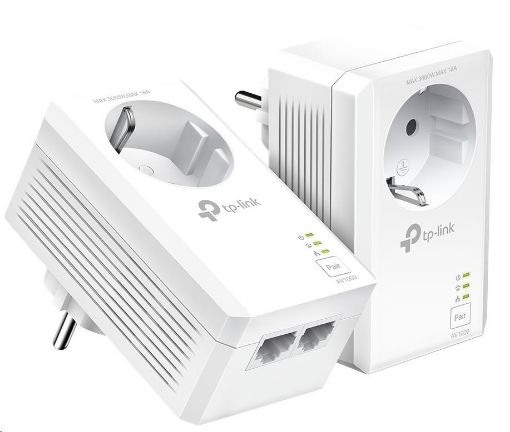 Obrázek TP-Link TL-PA7027PKIT průchozí powerline set (AV1000,2xGbE, HomePlug AV2)