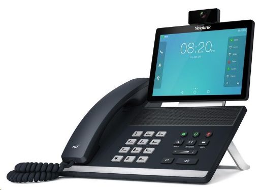 Obrázek Yealink VP59 IP telefon, 8" 1280x800 LCD, 2x 10/100/1000, Wi-Fi, Bluetooth, FHD kamera, PoE, 16xSIP, 2xUSB, bez adaptéru