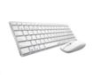 Obrázek RAPOO set klávesnice a myš 9300M, bezdrátová, Multi-Mode Slim Mouse, Ultra-Slim Keyboard, bílá