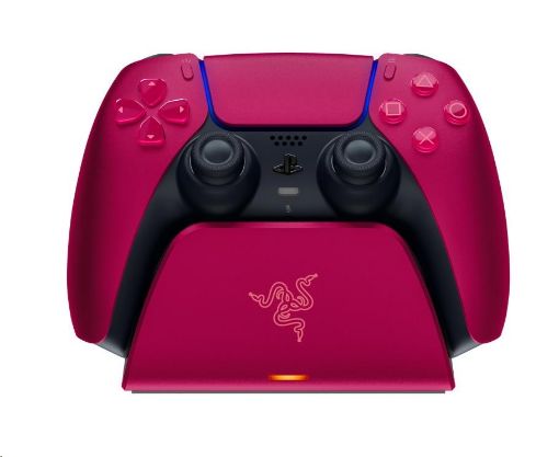 Obrázek RAZER Univerzální rychlonabíjecí stojan, pro PlayStation 5, Cosmic Red