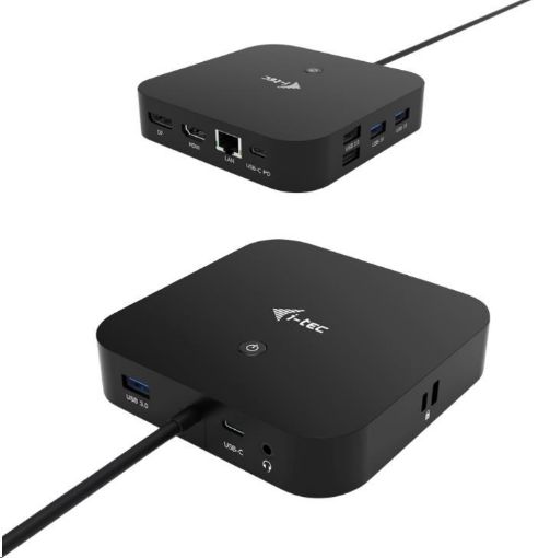 Obrázek i-tec USB-C HDMI DP Docking Station, Power Delivery 100 W