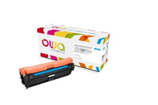 Obrázek OWA Armor toner pro HP Laserjet Ese 700 M775, 16000 Stran, CE341A, modrá/cyan