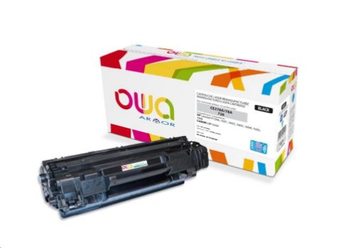 Obrázek OWA Armor toner pro HP Laserjet P1566, 1601, 1602, 1603, 1604, 1605, 1606, 3200 Stran, CE278A JUMBO, černá/black