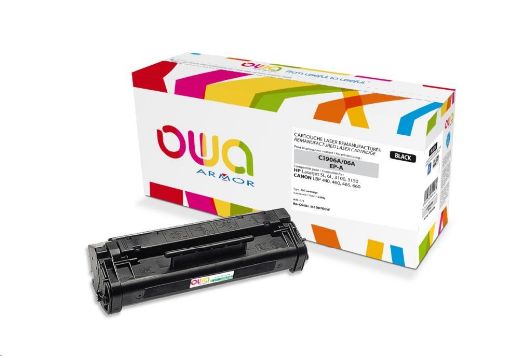 Obrázek OWA Armor toner pro HP Laserjet 5L, 6L, 3100, 3150, 2500 Stran, C3906A, černá/black