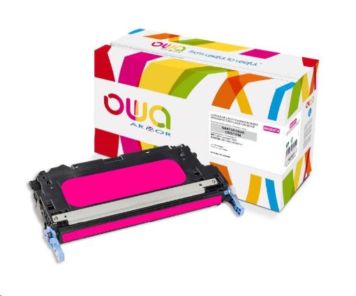 Obrázek OWA Armor toner pro HP Color Laserjet 3600, 4000 Stran, Q6473A, červená/magenta