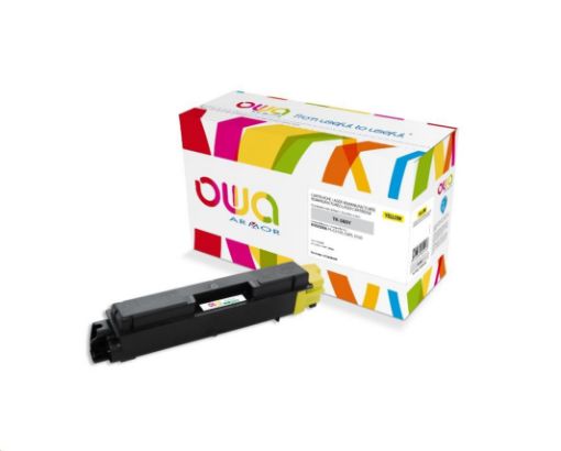 Obrázek OWA Armor toner pro KYOCERA FSC-5150, 2800 Stran, TK580Y, žlutá/yellow + waste box (TK-580Y)