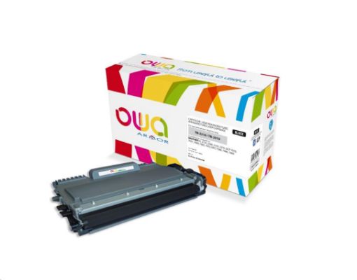 Obrázek OWA Armor toner pro BROTHER HL 2130, 2240, 2250, 2270, DCP 7055, 7057,MFC 7360, 1200 Stran, TN2210,černá/black (TN-2210)