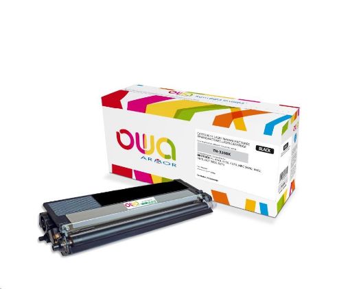 Obrázek OWA Armor toner pro BROTHER HL 4140, 4150, 4570, MFC 9460, 9465 DCP 9055, 2500 Stran, TN320BK, černá/black (TN-320BK)