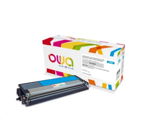 Obrázek OWA Armor toner pro BROTHER HL 4140,4150,4570,MFC 9460, 9465, 9970, DCP 9055,9270,1500 Stran,TN320C,modrá/cyan(TN-320C)