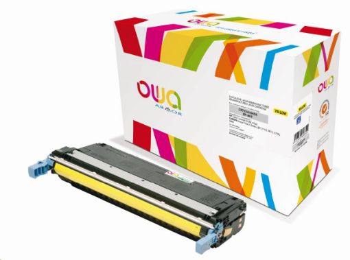 Obrázek OWA Armor toner pro HP Color Laserjet 5500, 5550, 12000 Stran, C9732A, žlutá/yellow