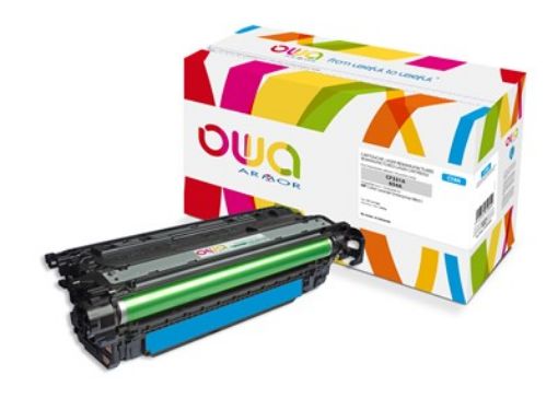 Obrázek OWA Armor toner pro HP Color Laserjet Ese M651, 15000 Stran, CF331A, modrá/cyan