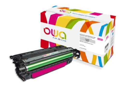 Obrázek OWA Armor toner pro HP Color Laserjet Ese M651, 15000 Stran, CF333A, červená/magenta