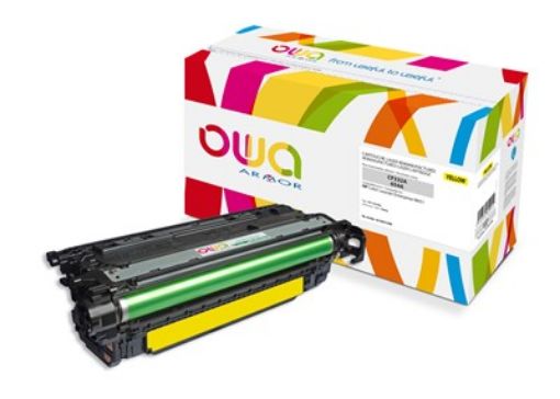 Obrázek OWA Armor toner pro HP Color Laserjet Ese M651, 15000 Stran, CF332A, žlutá/yellow