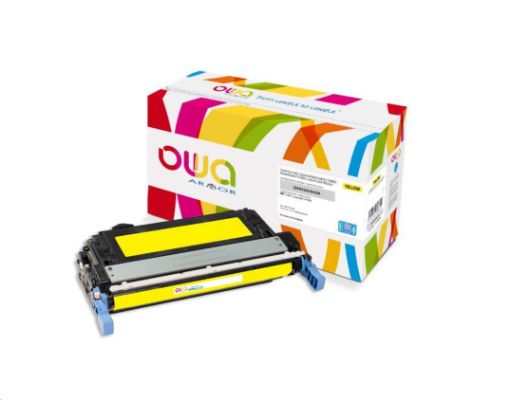 Obrázek OWA Armor toner pro HP Color Laserjet 4700, 15000 Stran, Q5952A JUMBO, žlutá/yellow