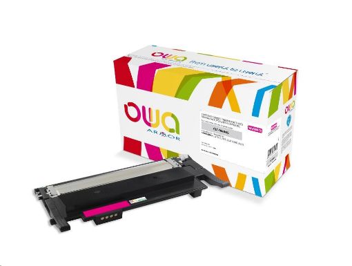 Obrázek OWA Armor toner pro SAMSUNG CLP 360, 365, CLX 3300, 3305, 1000 Stran, CLTM406S, červená/magenta (CLT-M406S,SU252A)