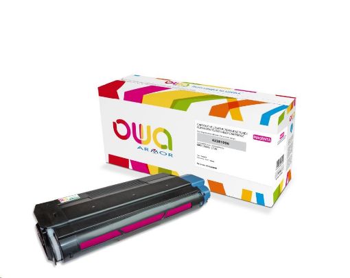 Obrázek OWA Armor toner pro OKI C5600, C5700, 2000 Stran, 43381906, červená/magenta