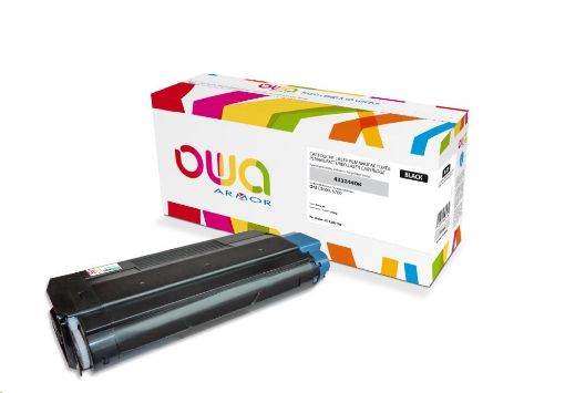 Obrázek OWA Armor toner pro OKI C5600, C5700, 6000 Stran, 43324408, černá/black